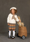 Camille Sweater Skirt Set || Brown Plaid