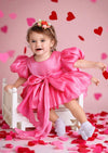 Cherry Fizz Romper || Hot Pink