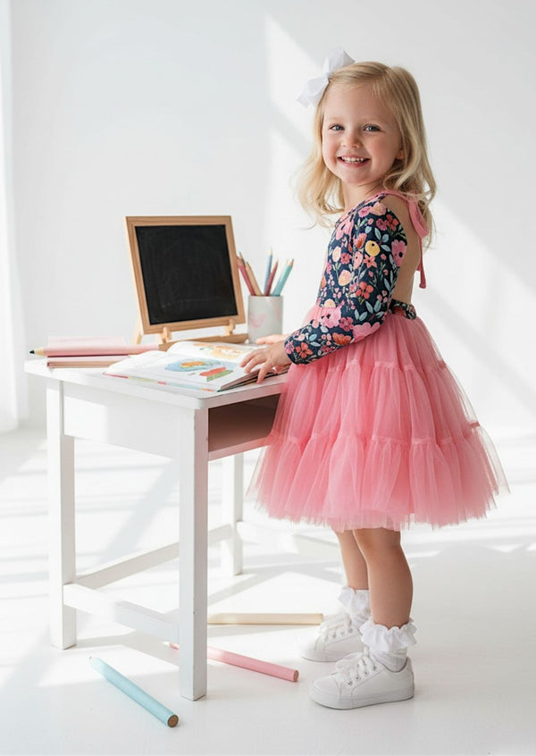 girls Candy Pink Posey Twirl Dress - Twirl Dresses