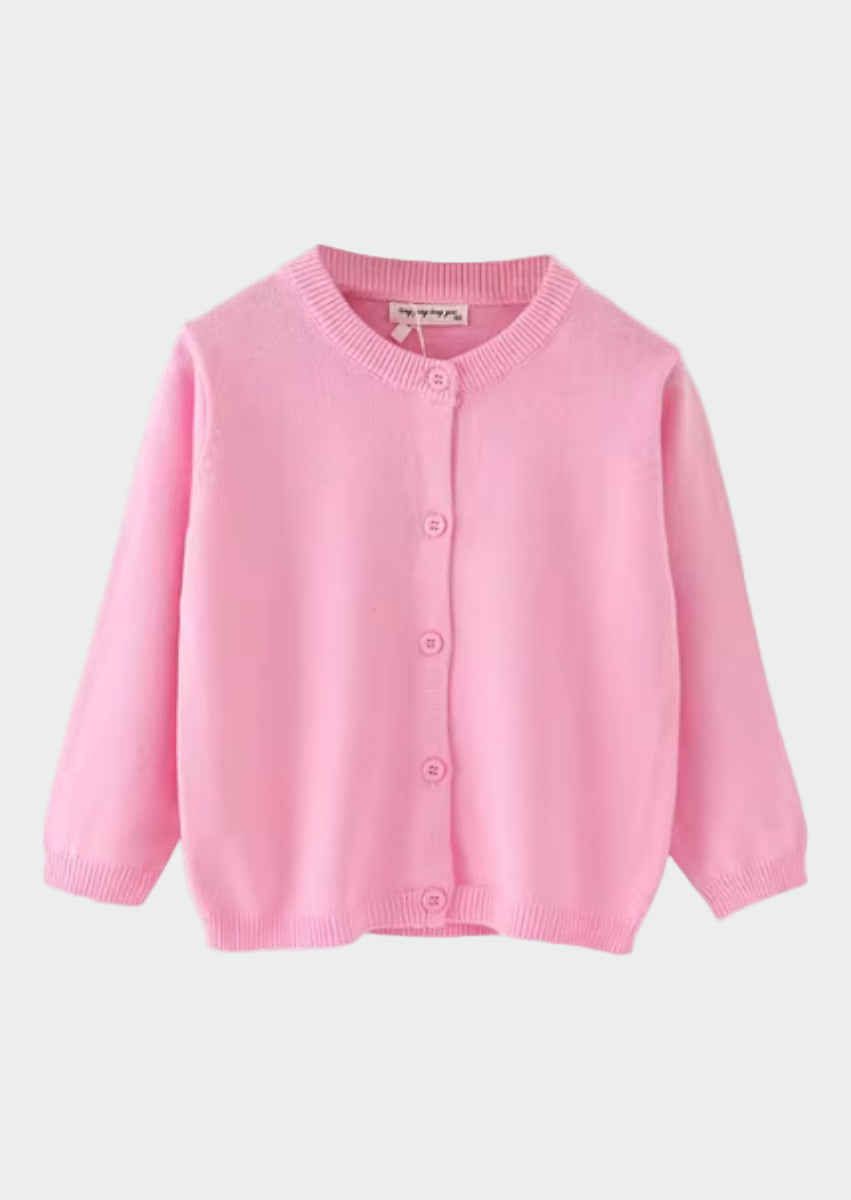 Girls Button Down Fall Cardigan || Lots of Colors