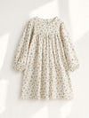 Girls Brown Cotton Pinafore & Dress Set | Girls Fall Dresses
