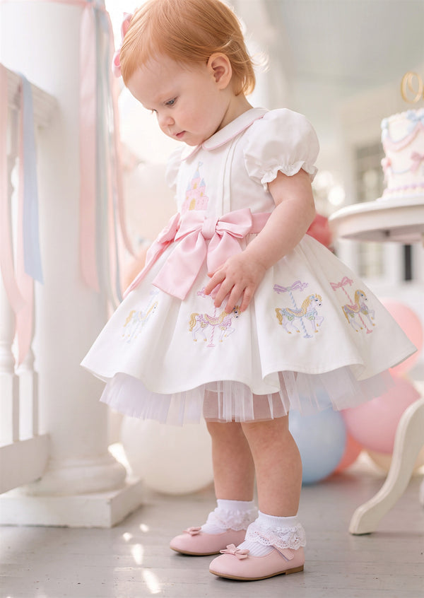 Castles and Carousels Girls Party Dress | Cake Smash Outfit Girl