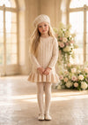 Cecile Charm Knit Dress Ivory | Girls Fall Dresses, Fall Clothing