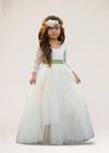 Ivory Tulle and Lace Flower Girl Dresses