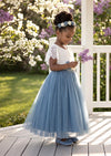 Dusty Blue Flower Girl Dress - Flower Girl Dresses
