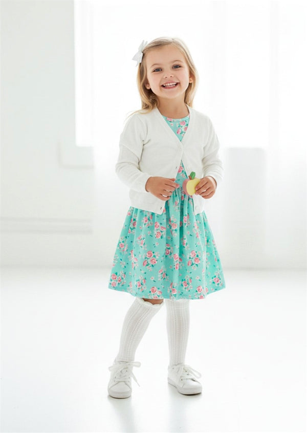 Girls Charlotte Rose Twirl Dress in Blue - Twirl Dresses