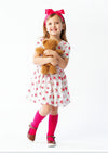 Girls Charlotte Rose Twirl Dress in Pink Rose & White - Twirl Dresses