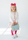 Girls Charlotte Rose Twirl Dress in Pink Rose & White - Twirl Dresses