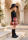 Girls Plaid Skirt & Top Set | Girls Fall Clothing