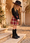 Girls Plaid Skirt & Top Set | Girls Fall Clothing