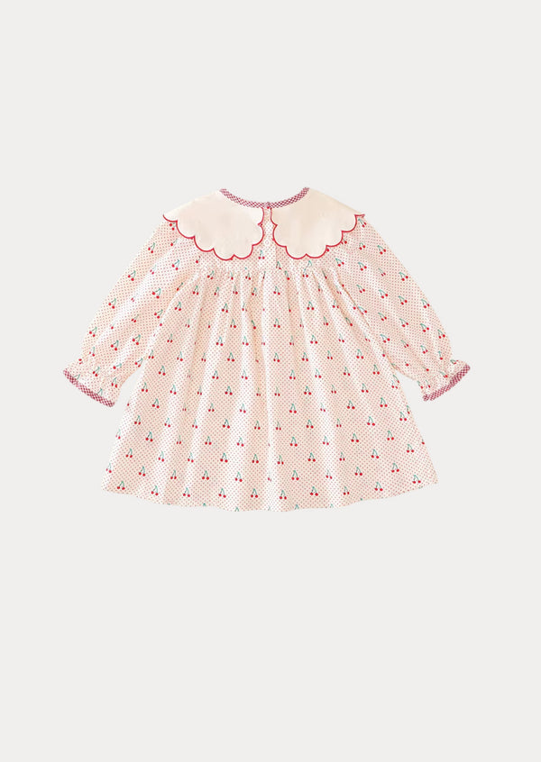 Chérie Cherry Print Dress