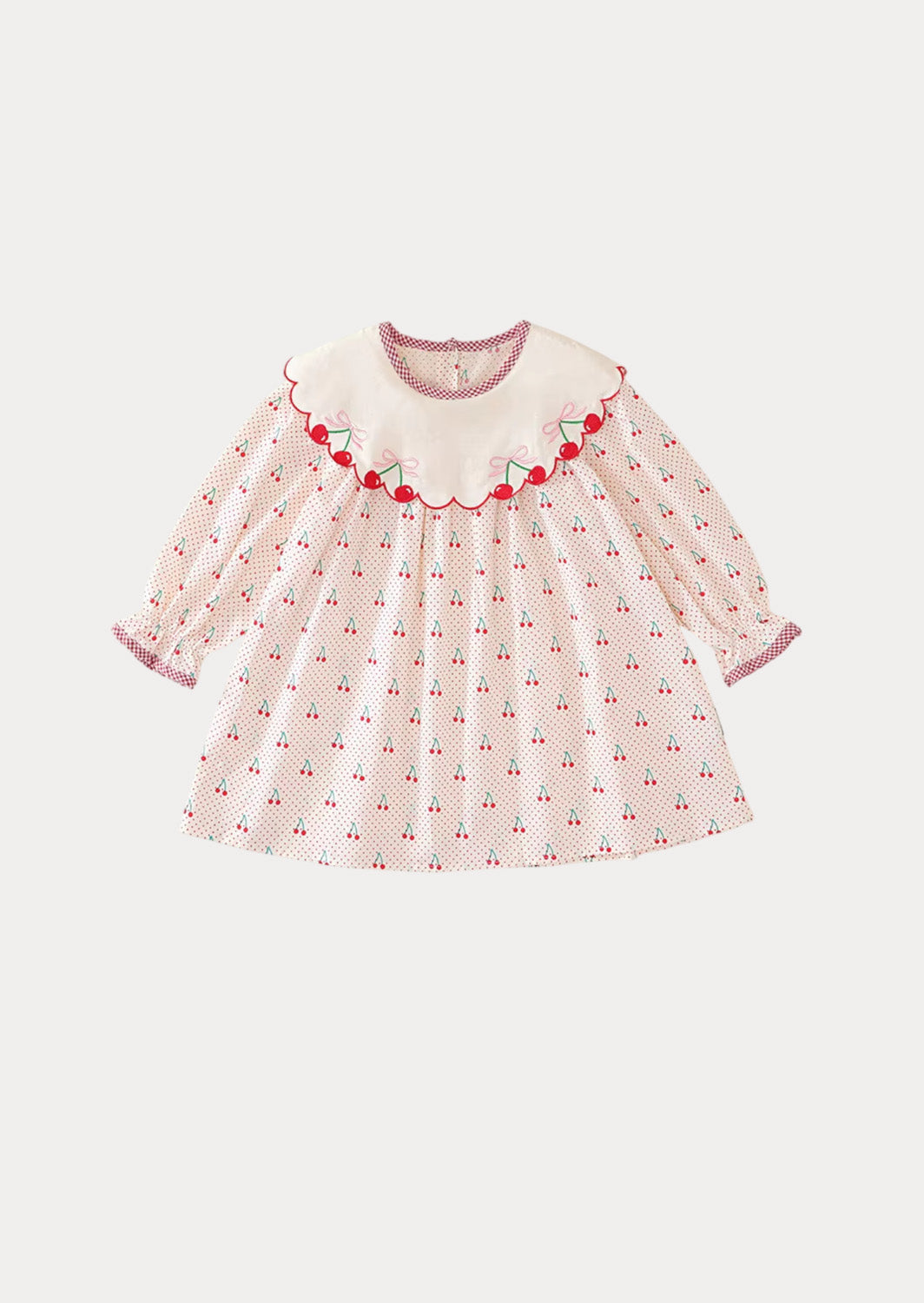 Chérie Cherry Print Dress