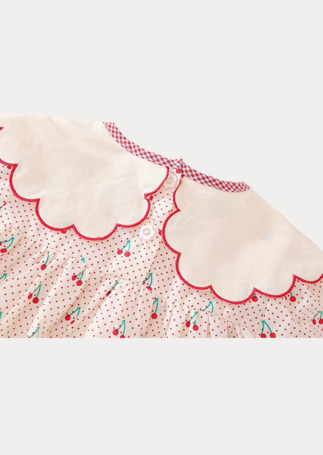 Chérie Cherry Print Dress