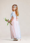 Boho Flower Girl dress in blush