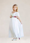 White Tulle and Lace Flower Girl dresses for Toddlers