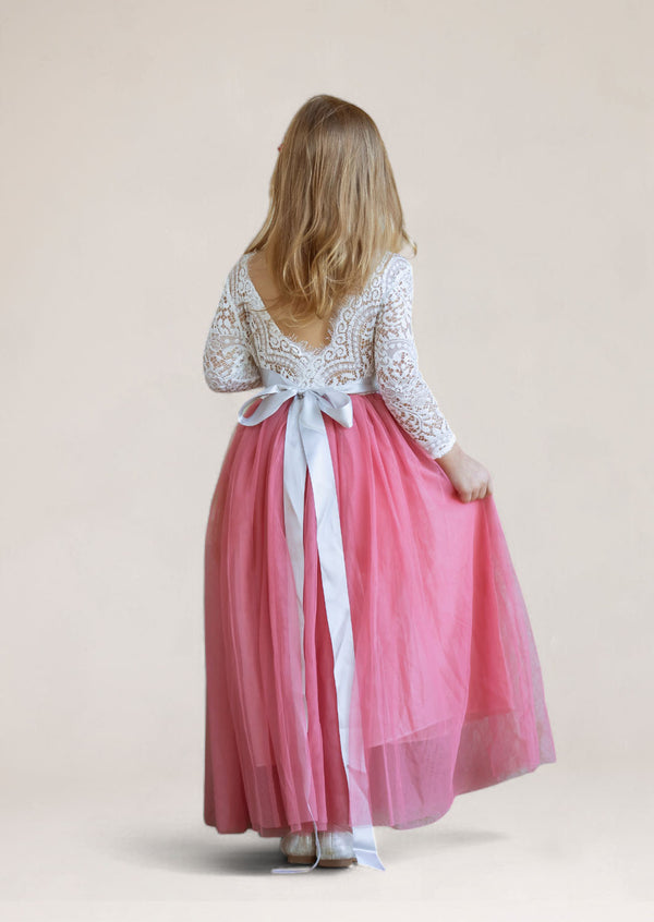 Hannah Rose Celine Dress in Dusty Rose