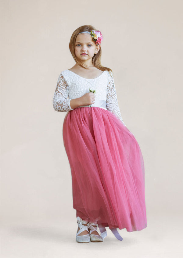 Hannah Rose Celine Dress in Dusty Rose