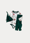 Christmas Onesie 3 Piece Set Green