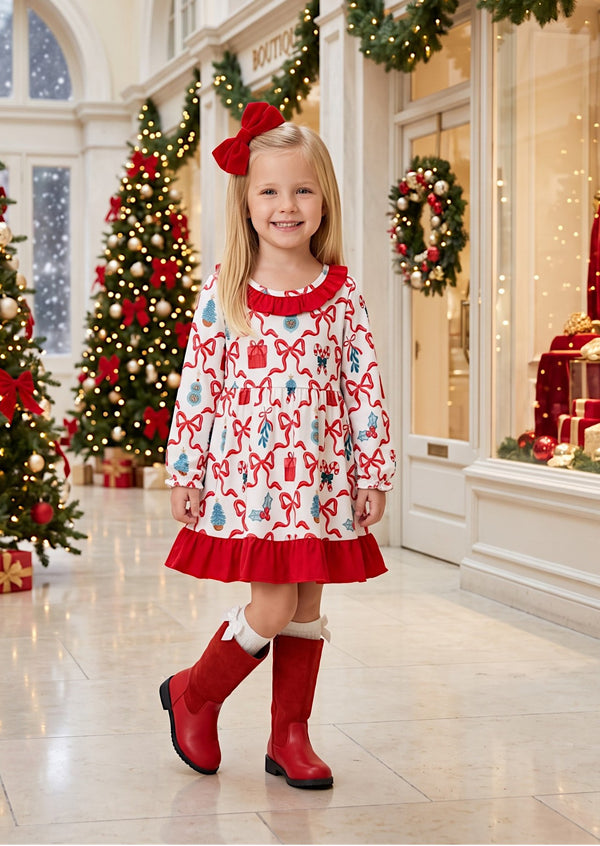Christmas Ribbon Wishes Dress