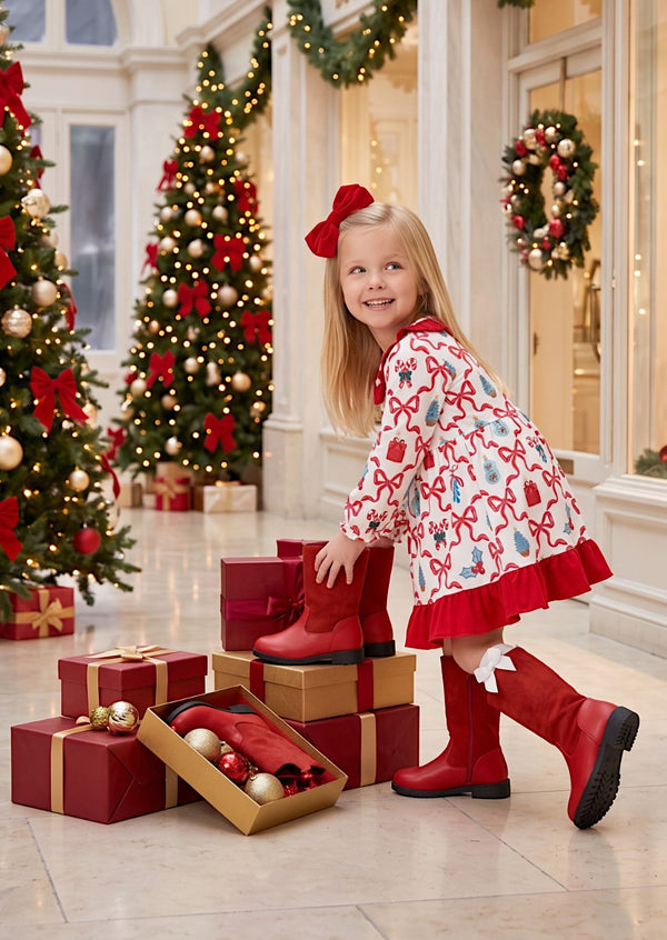 Christmas Ribbon Wishes Dress