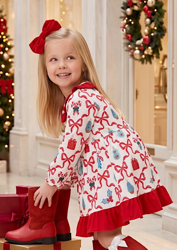 Christmas Ribbon Wishes Dress