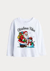 Christmas Santa & Snowman Tee Shirt