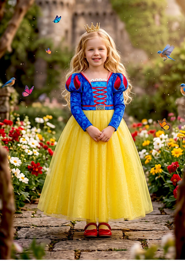 Classic Storybook Princess Gown – Girls Fairytale Dress