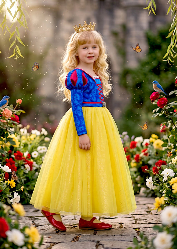 Classic Storybook Princess Gown – Girls Fairytale Dress