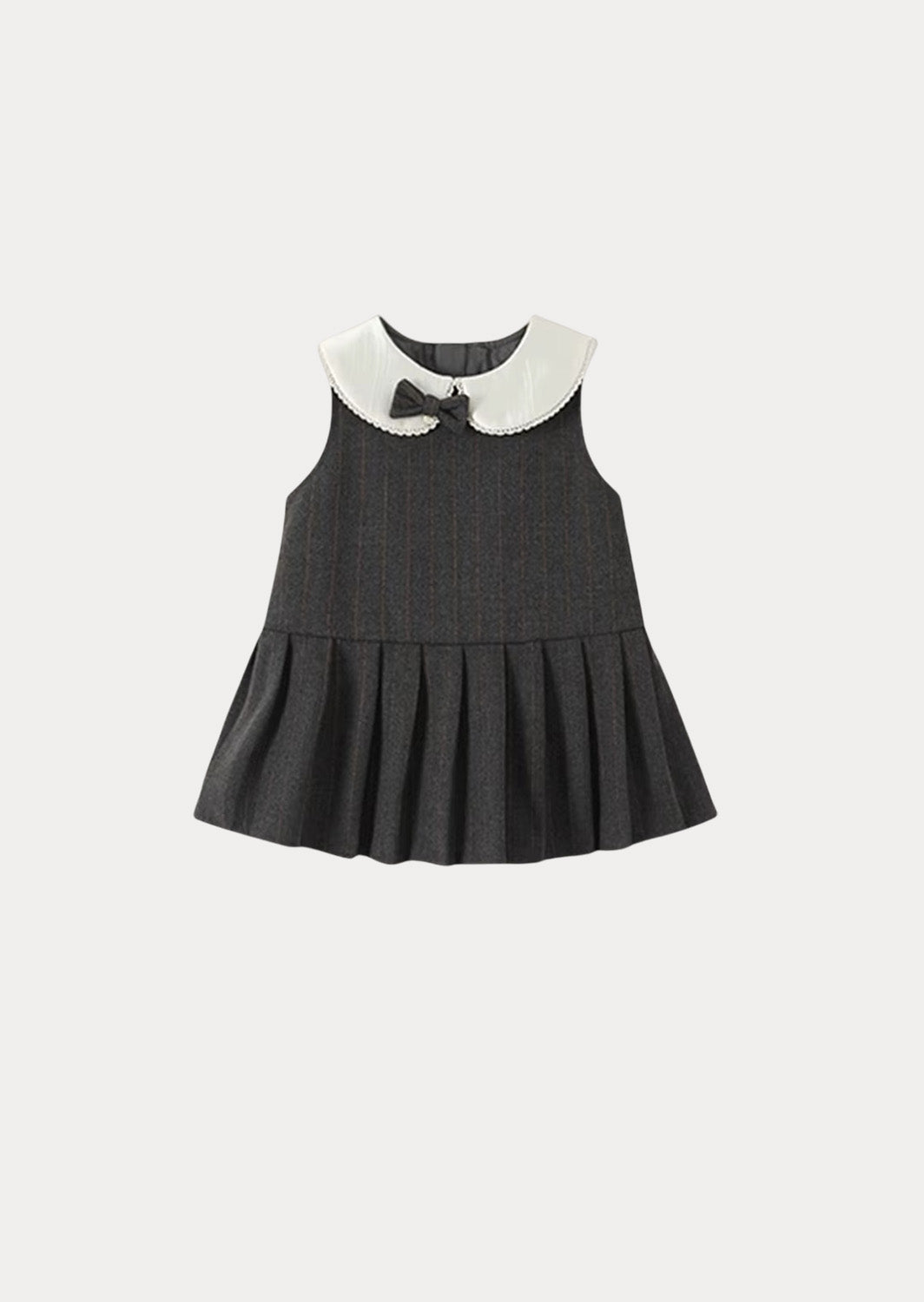 Cloverly Dress & Sweater Set in Gray Burgundy