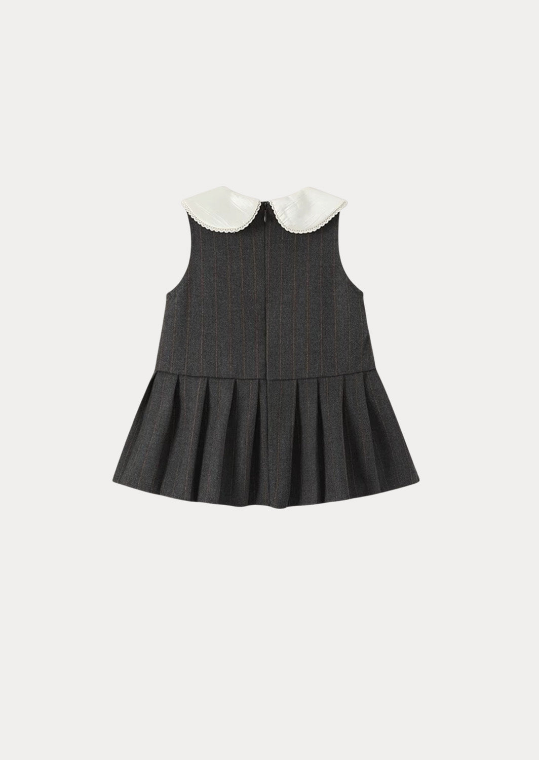 Cloverly Dress & Sweater Set in Gray Burgundy
