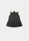 Cloverly Dress & Sweater Set in Gray Burgundy