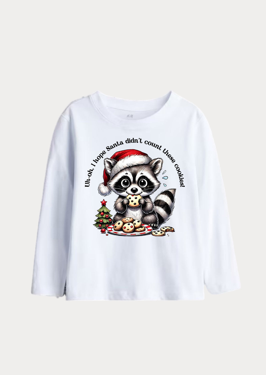 Cookies for Santa Christmas Tee Shirt