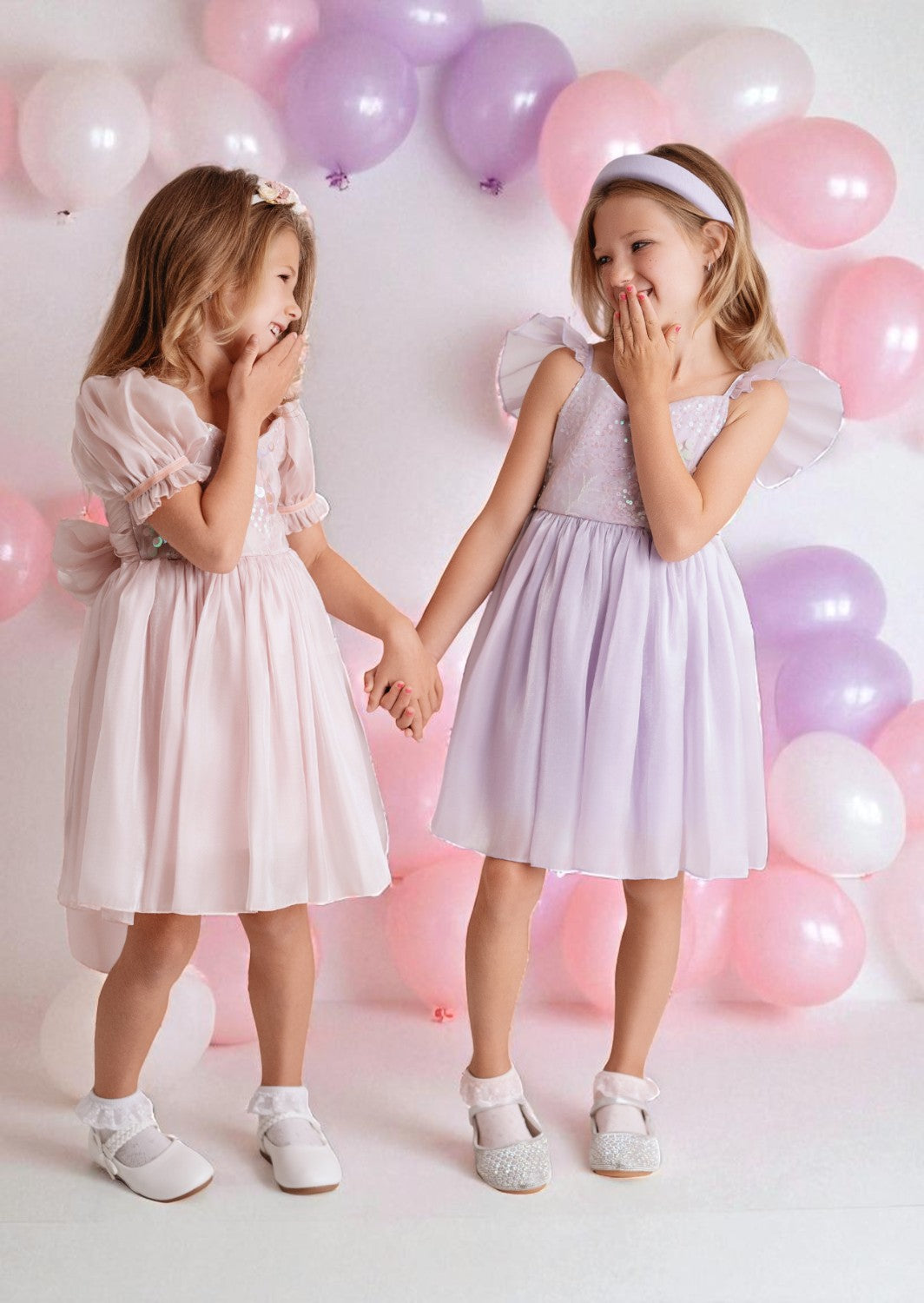 Starlight Sparkle Party Dress || Lavender Sequin