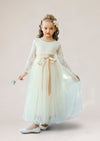 Solid Ivory Flower Girl Dresses for Toddlers