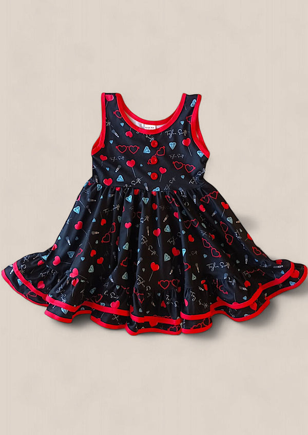 girls print dresses