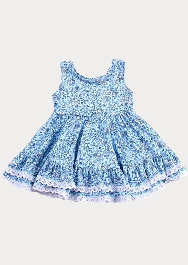 girls blue dress