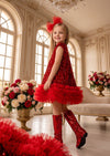 Ruby Red Dolly Darling Sequin Dress