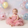 Confetti Dreams Cake Smash Tutu Pink Colorful | Cake Smash Outfit Girl
