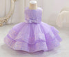 Little Miss Sparkles Sequin Party Dress in Lavender