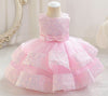 Little Miss Sparkles Sequin Party Dress in Pink