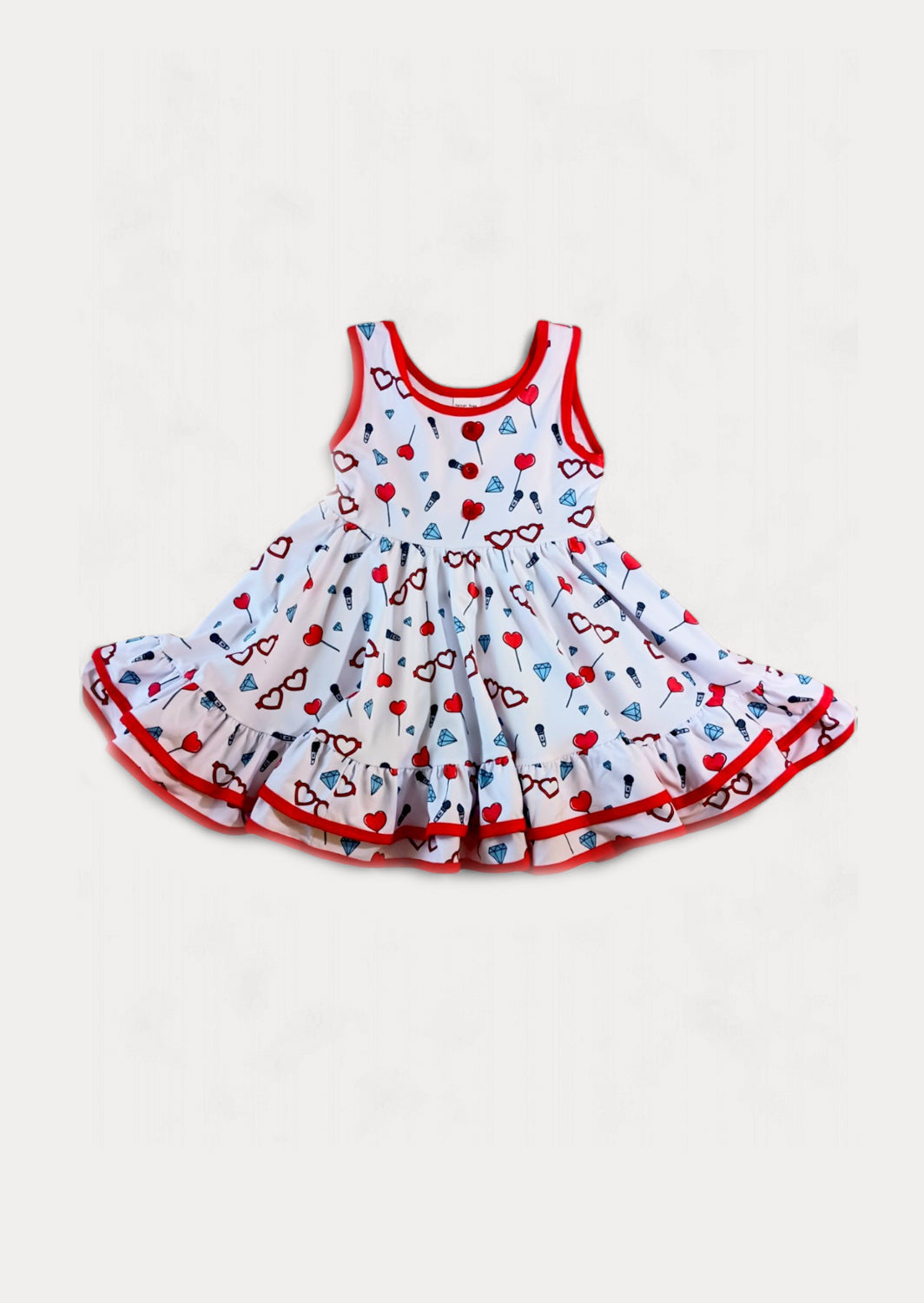 Tilda Dress in Lollipop Red