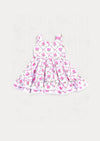Tilda Dress in Pink Rose Print