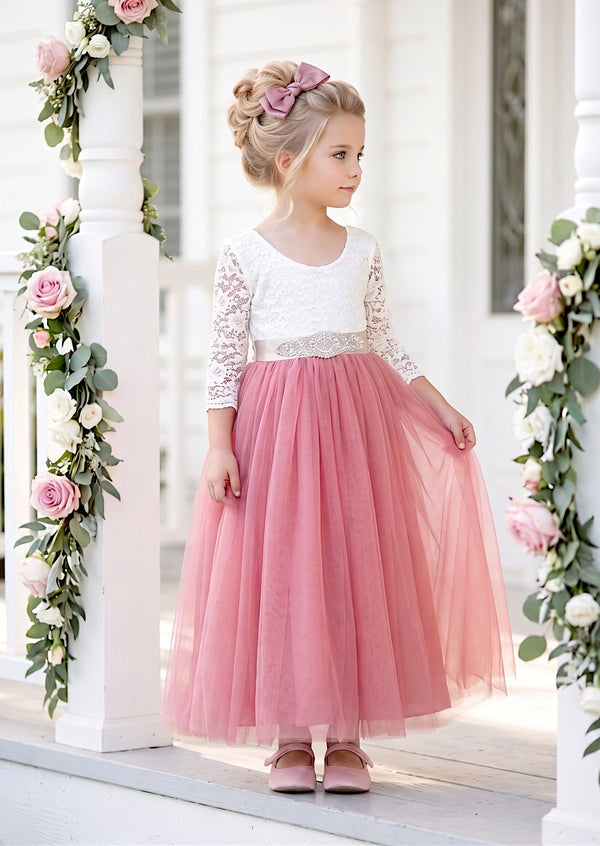 Dusty Rose Flower Girl Dress - Flower Girl Dresses