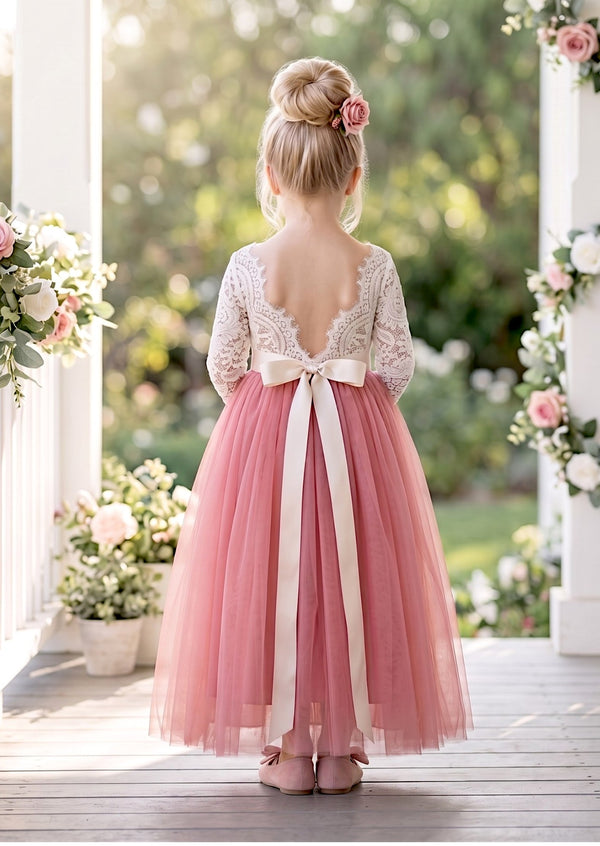 Dusty Rose Flower Girl Dress - Flower Girl Dresses