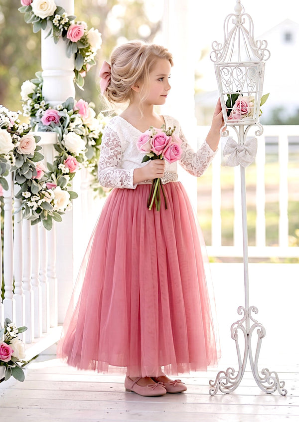 Dusty Rose Flower Girl Dress - Flower Girl Dresses