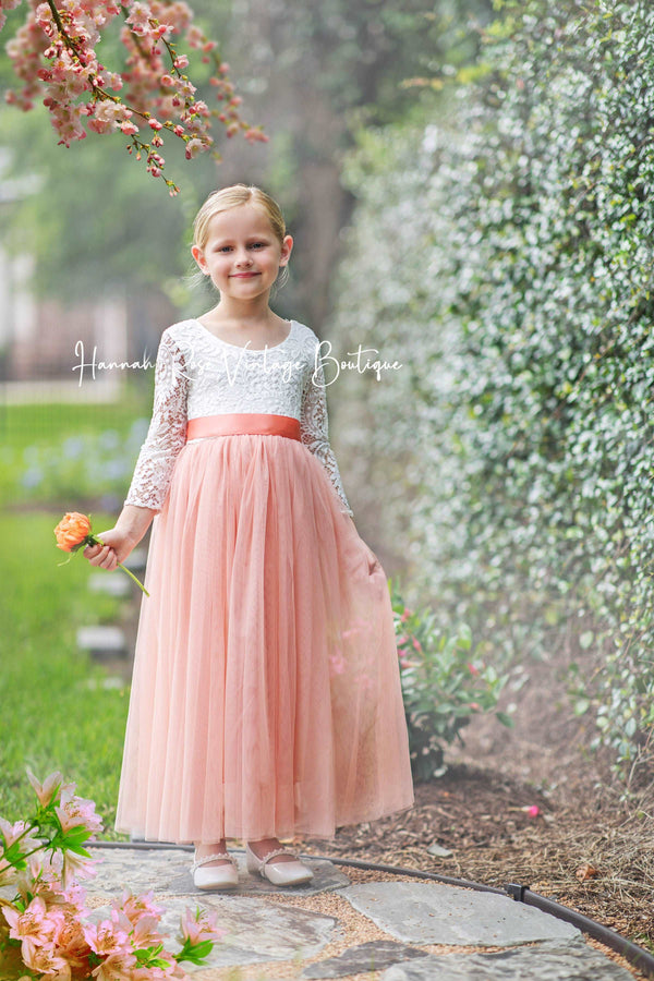 Pink Flower Girl Dresses | Flower Girl Dress | Sara Dresses
