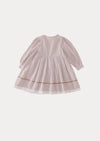 Fable Embroidered Striped Dress