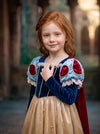 Apple Princess Dress for Girls | Fairytale Princess Costumes Snow White Inspired