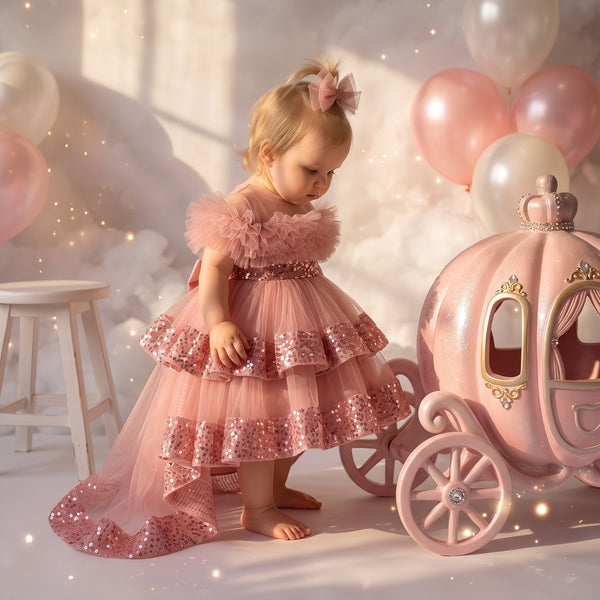 Fairy Sprinkles Tutu Party Dress in Pink