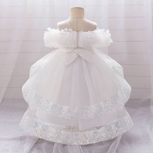 Fairy Sprinkles Tutu Party Dress in White